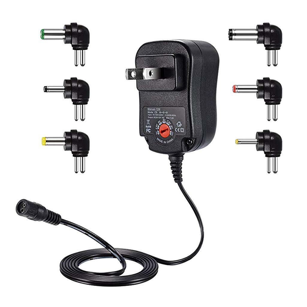 Adjustable Universal 30W 3V 4.5V 5V 6V 7.5V 9V 12V  Charger Adapter