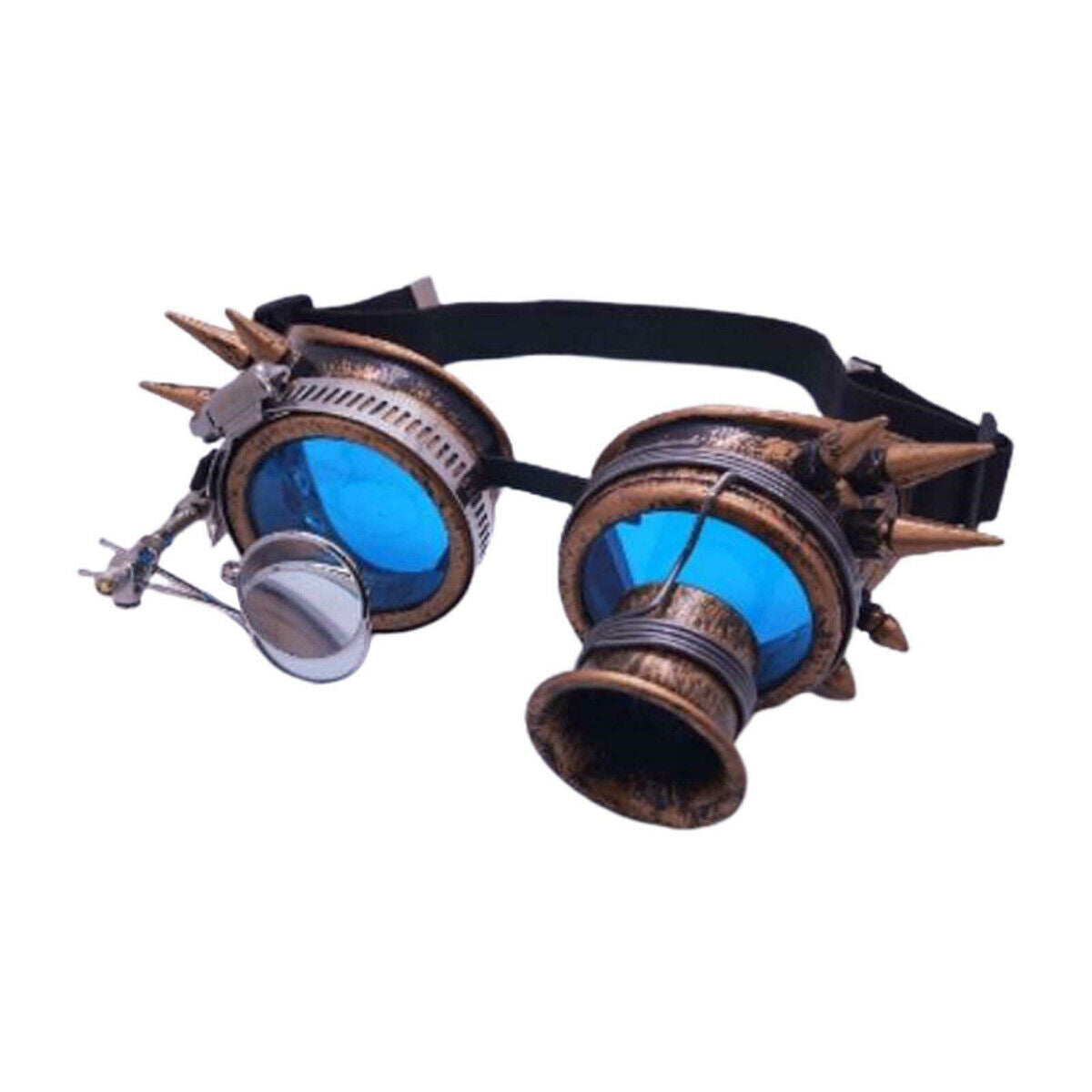 Funky Women Mens Steampunk Goggles Punk Gothic Masquerade Eyeglasses Eyewear