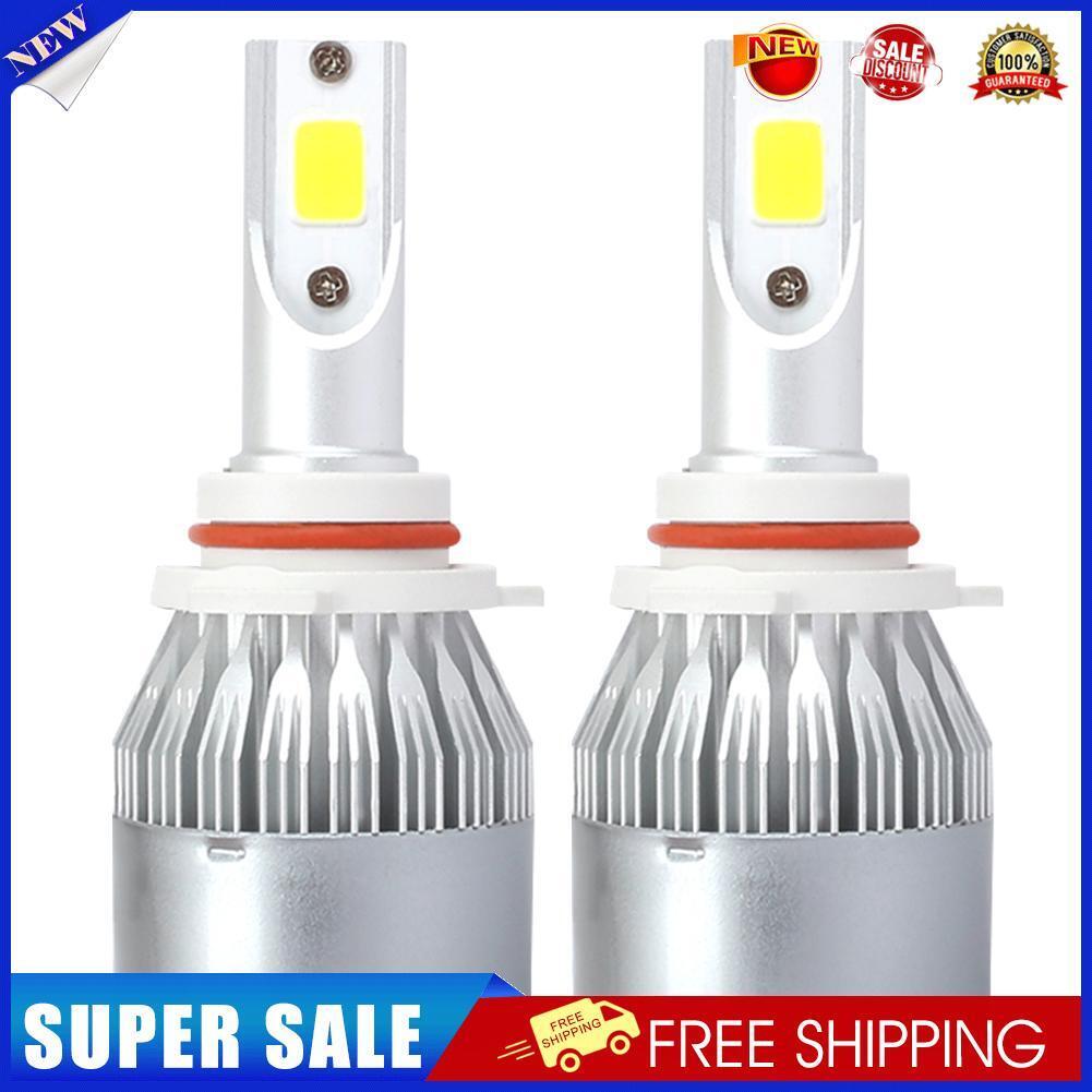 2pcs LED Car Light Bulbs 9005 36W 3000K COB Auto Headlight Fog Lamp Bulbs