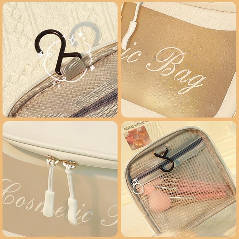 Large Pencil Pouch Multipurpose Portable Makeup Pouch Organizer Bag for Women