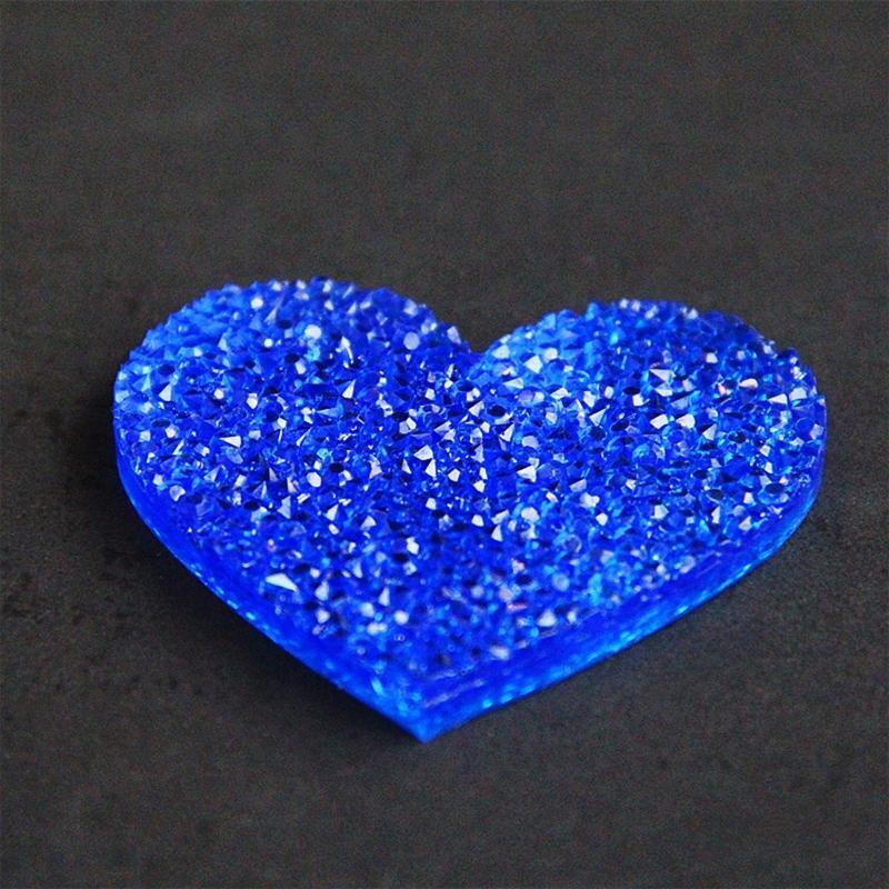 Heart Silicone Moulds Easy to De-mold for Baking Cake Fondant Making Keychains