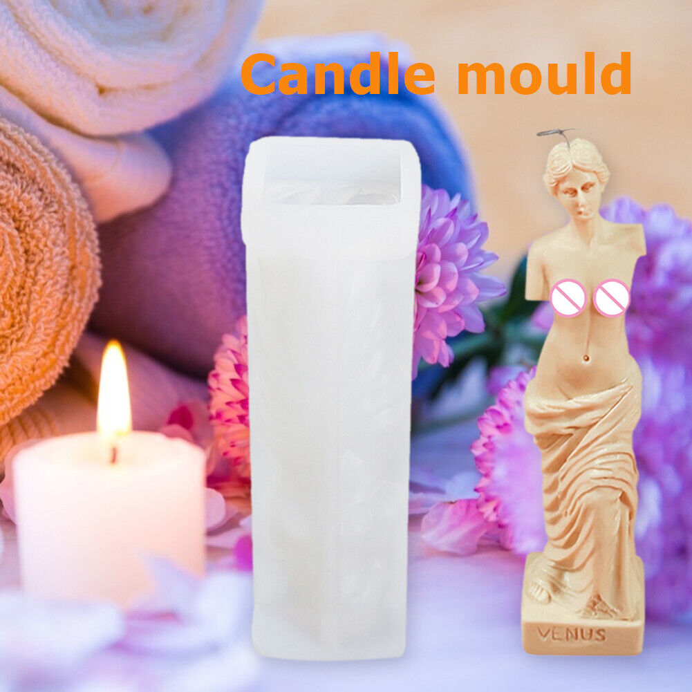 DIY Soap Mold Silicone Candle Making Wax Mould Human Body Shaped Handcraft