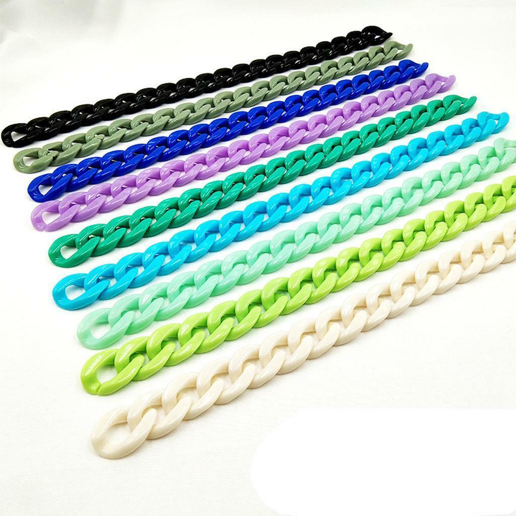 Acrylic Colorful Twist  Buckle for DIY Handmade Keychains Earrings