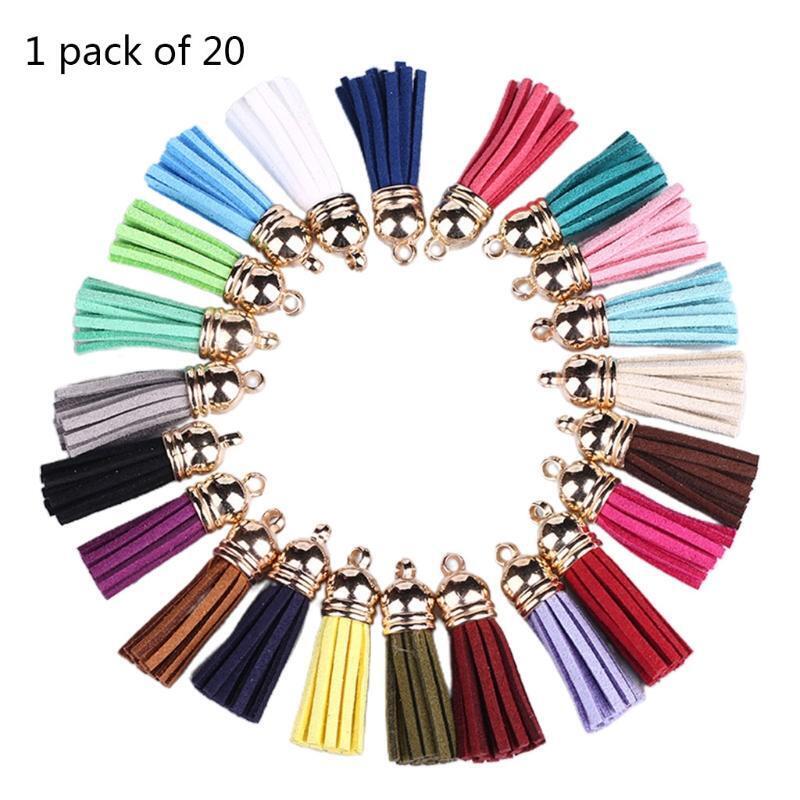 DIY Crafts Jewelry Earrings Bracelet Neckalce Making Materials Suede Tassels
