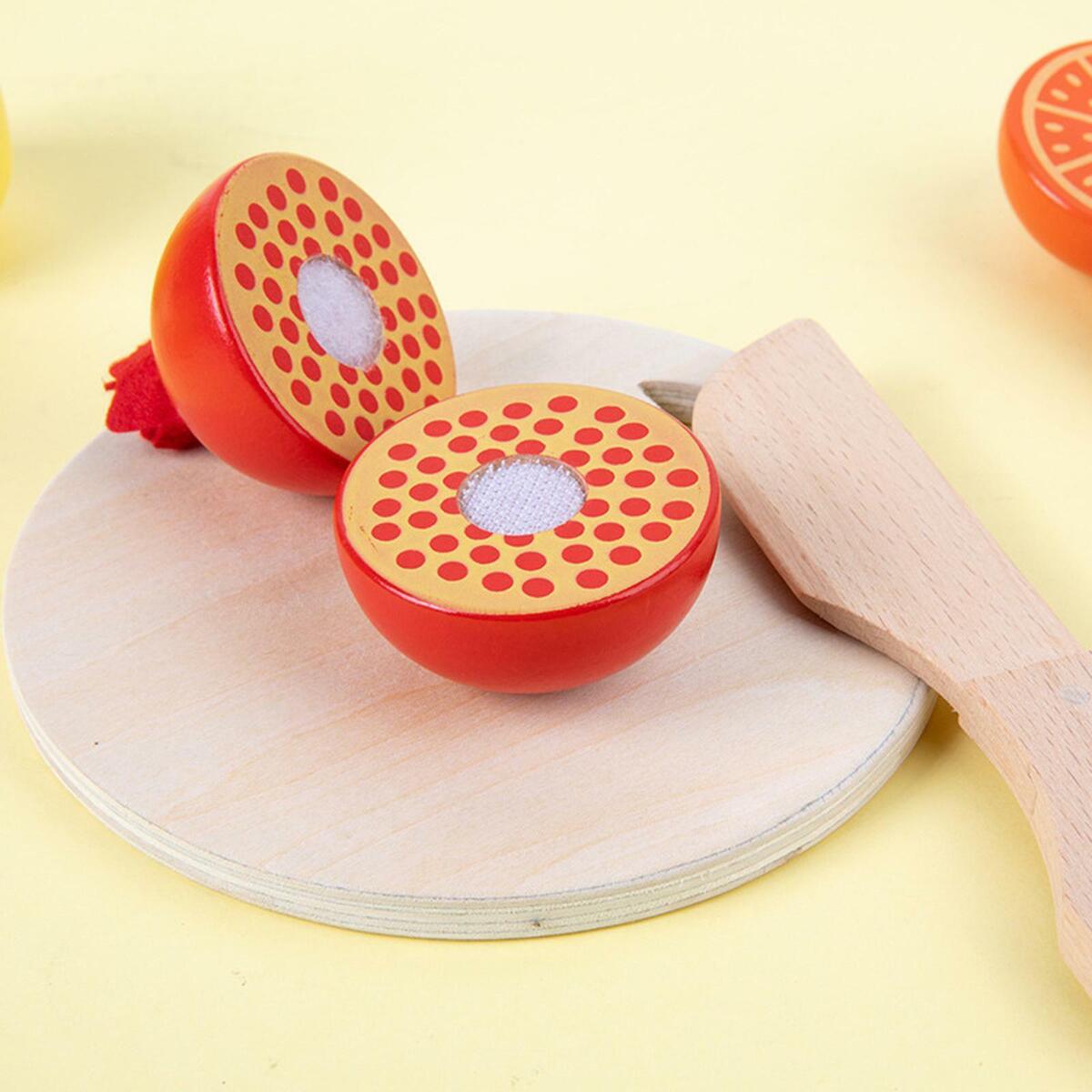 Fruit Vegetable Food Cutting Set Learning Interactive Food Playset