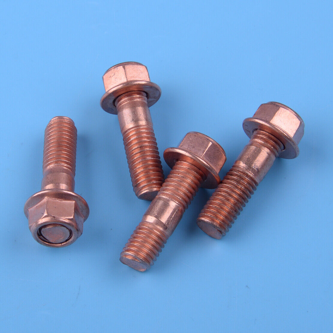4M10*1.5 Threaded Bolt Turbo Studs Flange Nuts fit for T3/4/5/6 Turbocharger Li