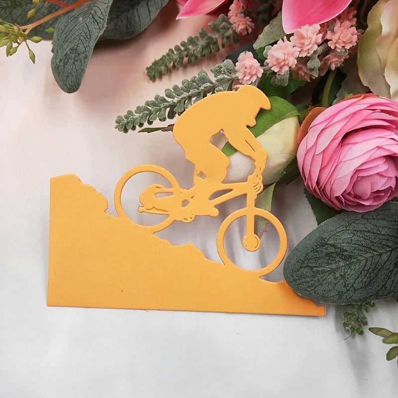 Extreme Bicycle Metal Cutting Dies Stencil DIY Scrapbooking Album Stamp Card