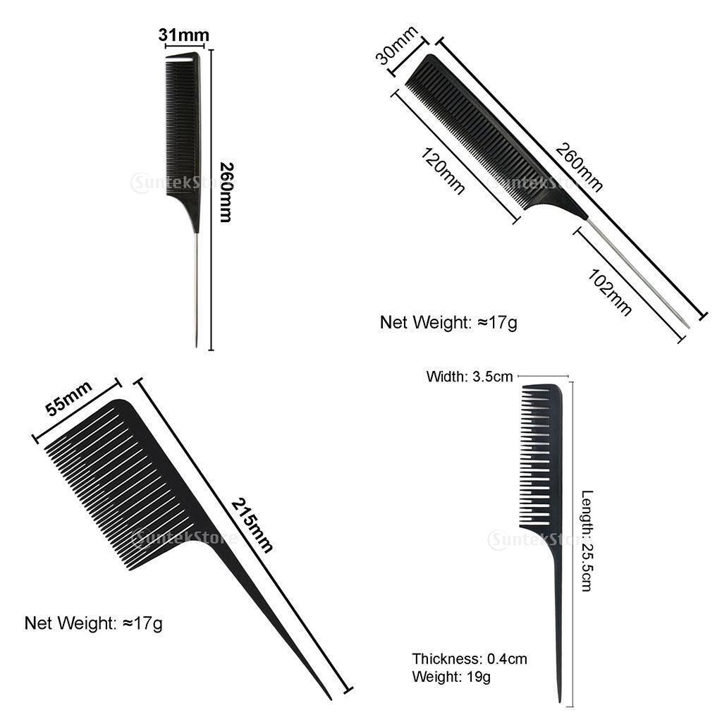 Professional Weaving Highlighting Foiling  Comb Salon Styling Rat Combs