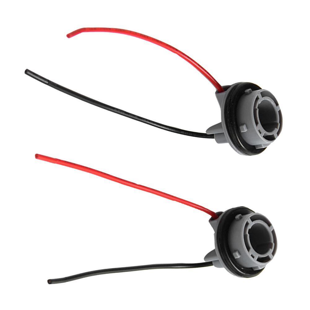 2pcs Car 1156 Bulb Holder Socket Adapter LED Side Light Wiring Connector