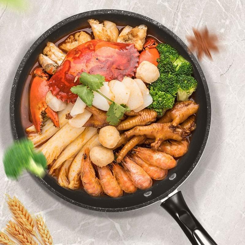 26 CM Iron Omelet Pan Egg Pan Iron Material Pots Suit for Induction Non Toxic