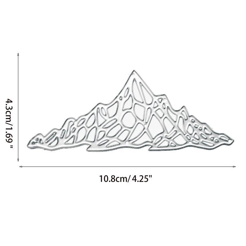 Volcano Metal Cutting Dies Stencil DIY Scrapbooking Album Paper Card Template