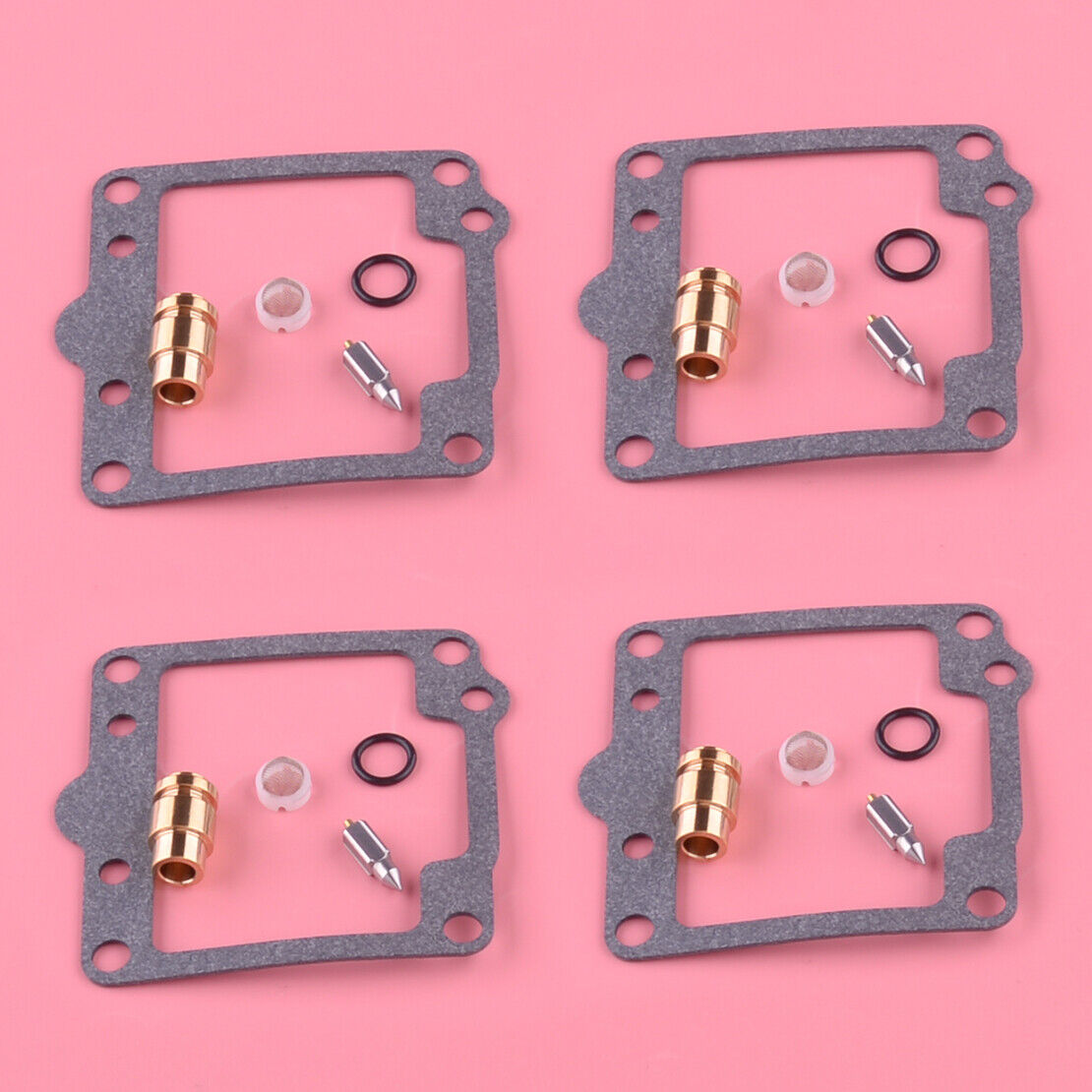4 Sets Carburetor Repair Rebuild Kit Fit for Suzuki GS850G GSX1100 GSX400 GSX750