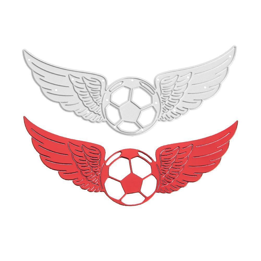 Soccer Wing Scrapbook Photo Album Cutting Dies Paper Card Craft Stencils