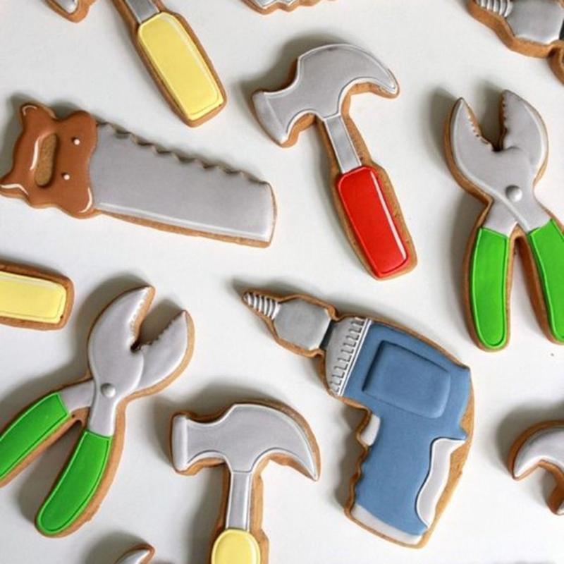 6 PCS Biscuit Mold Biscuit Cutters Cookie Cutters Stainless Steel Baking Gadgets