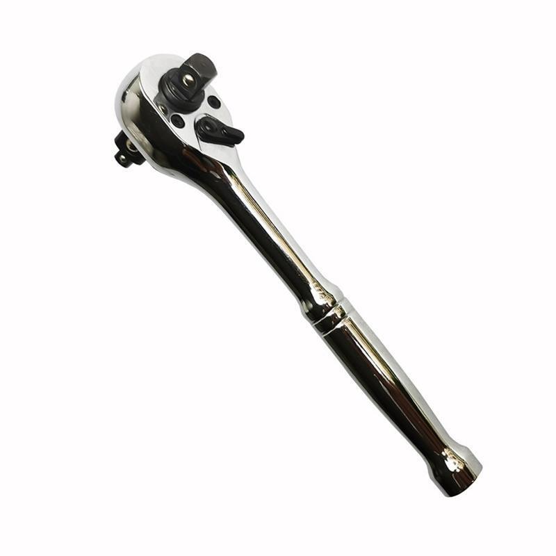 Upgraded Socket Wrench 1/4" 3/8" 1/2" Drive Ratchet Wrench Tool Professional