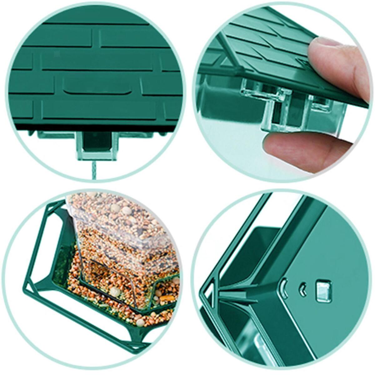 Wild Bird Feeder Hanging Decoration Multi Feeder Feeding Yard Food Dispenser