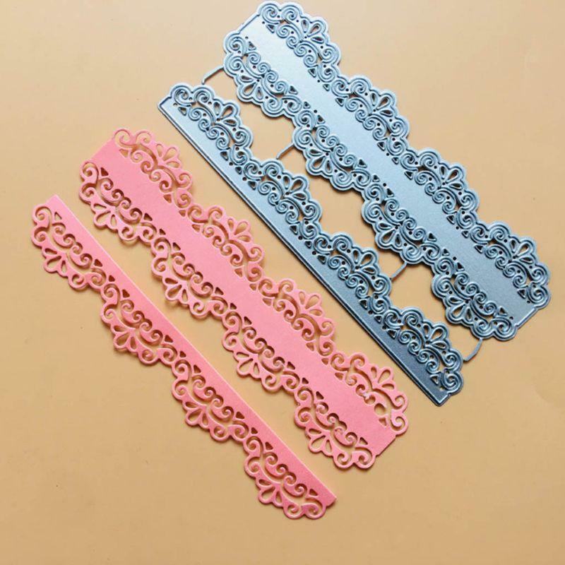 Lace Frame Metal Cutting Dies Stencil Scrapbooking DIY Album Stamp Paper Emboss