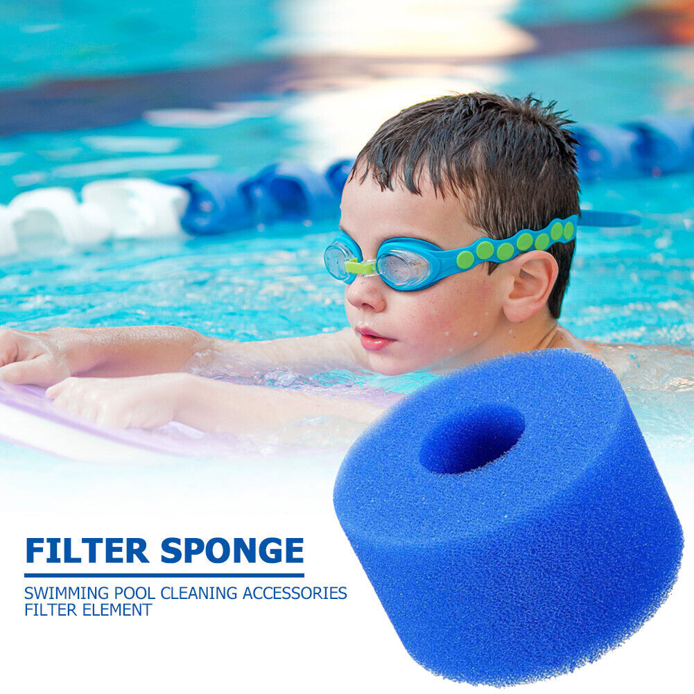 Reusable Swimming Pool Filter Foam Cleaning Washable Pool Sponge Column