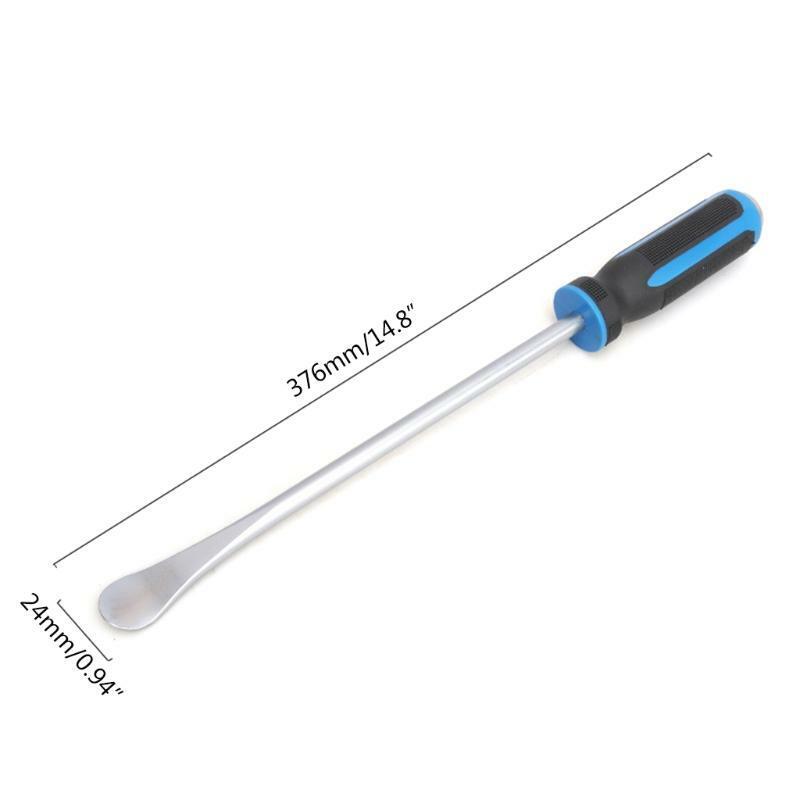 Curved Pry Bar Effortless Hand Tool Striking Cap Stainless Steel Nail Puller