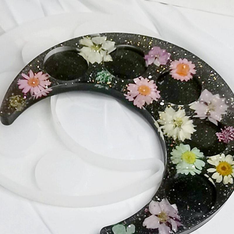 Handmade Decoration Coaster Mold DIY Art Crafts Cup Mat Wine Plate Silicone Mold