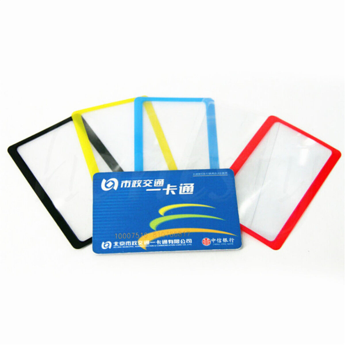 3pcs Fresnel Lens Magnifier - Magnifying Reading Glass - Credit Card Wallet Size