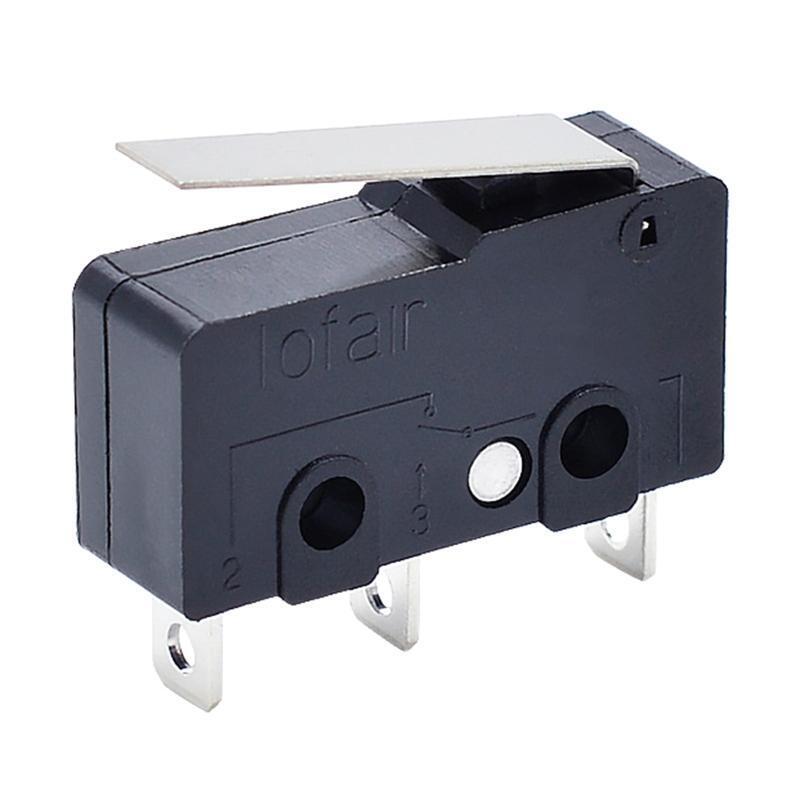 Micro Switch 3Pin NO/NC 5A 250VAC Roller Arc Lever Snap Action Push Micro Switch