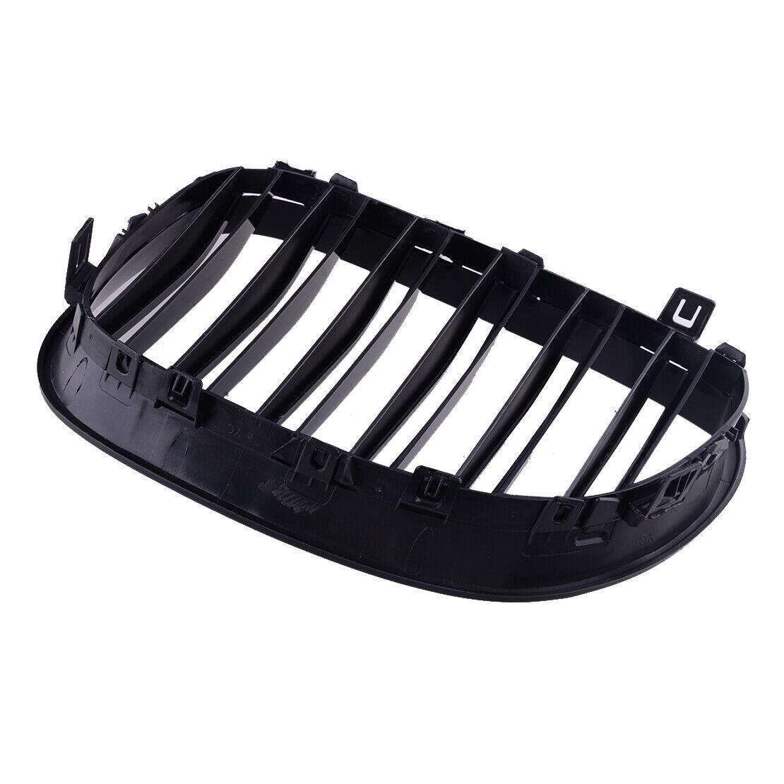 Front Kidney Twin Fins Gloss Grille Grill Fit for BMW E60 E61 M5 2003-2009