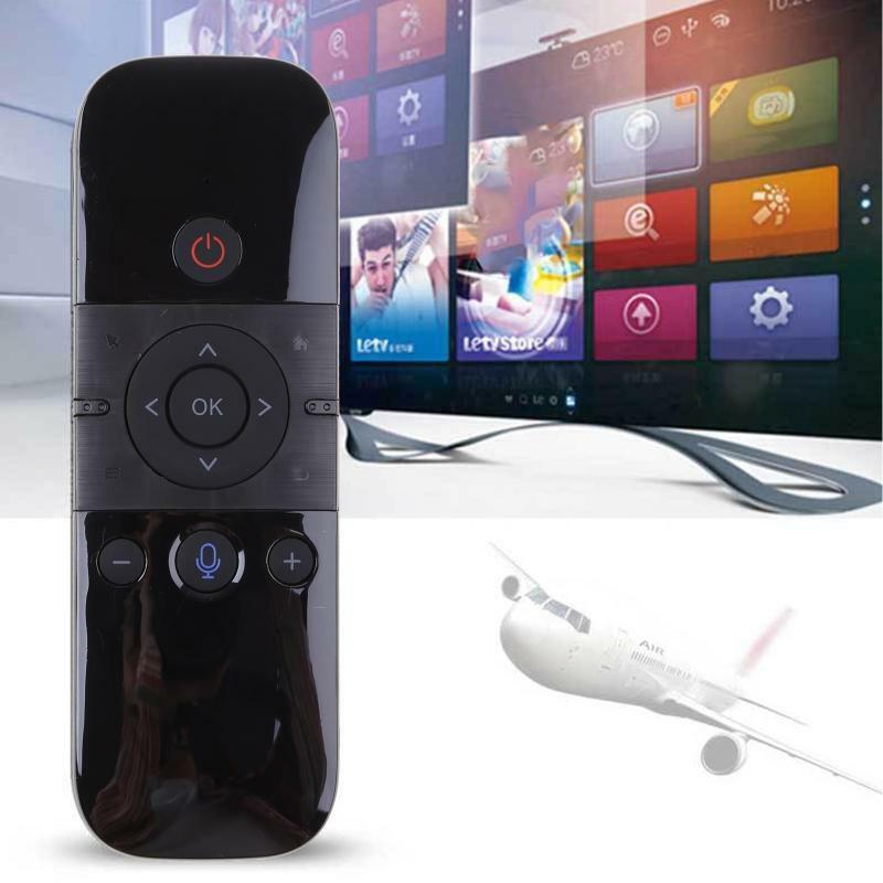58 Keys 2.4Ghz Wireless Handheld Keyboard USB Charge Voice Control Air Mouse IR
