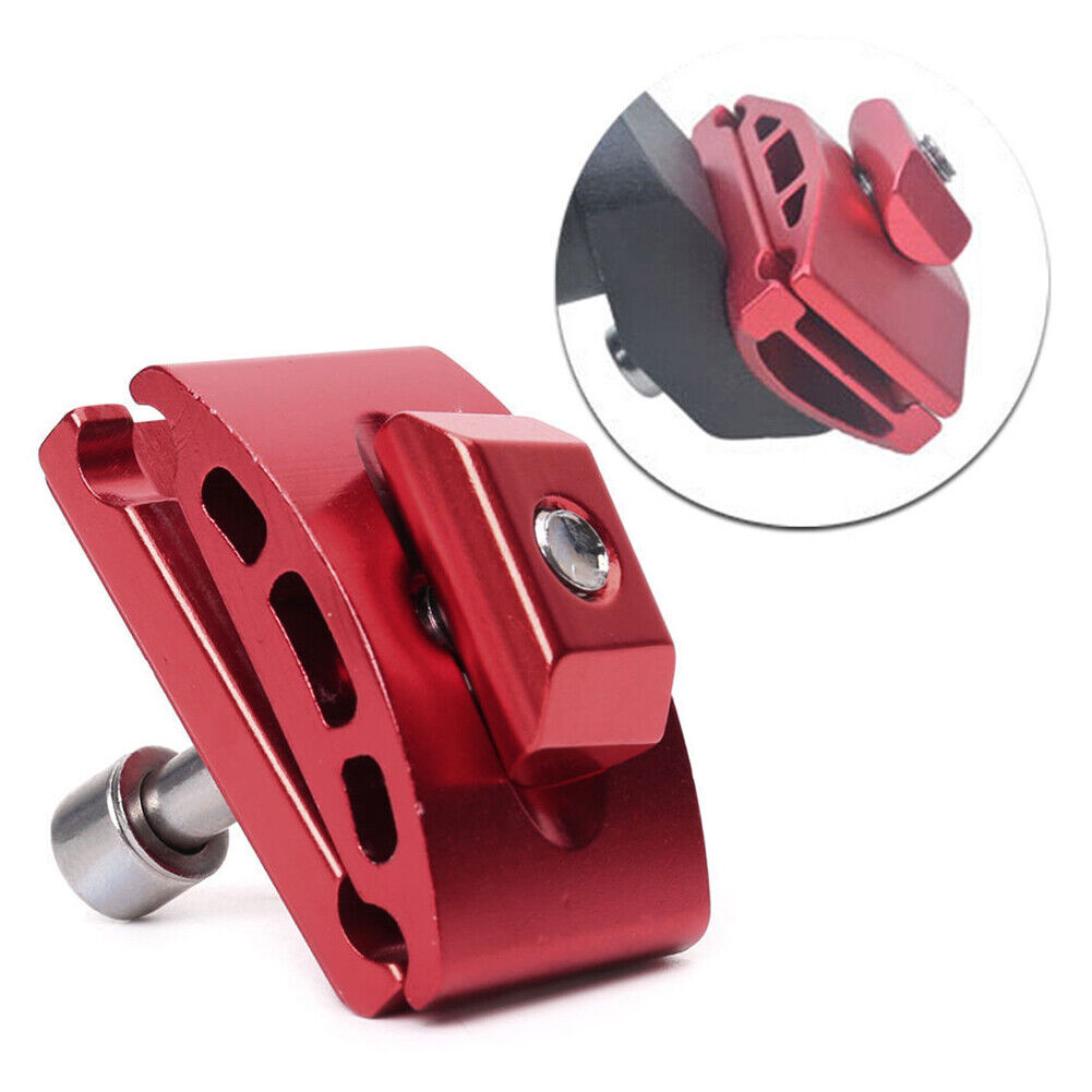 Aluminum Bicycle Seatpost Clamps Head Single Nail Seat Tube Head (Red)