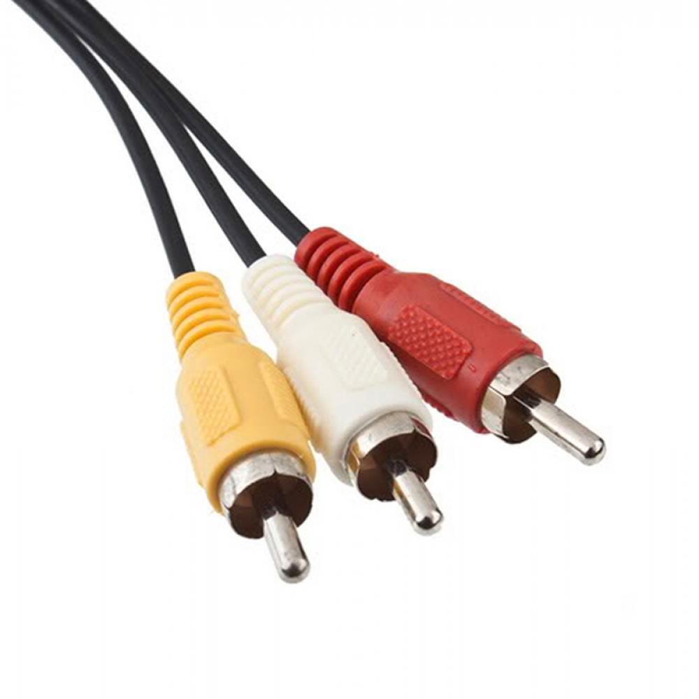 AV To RCA 6' Audio Video Cord Cable  For Super Nintendo GameCube N64 SNES NGC