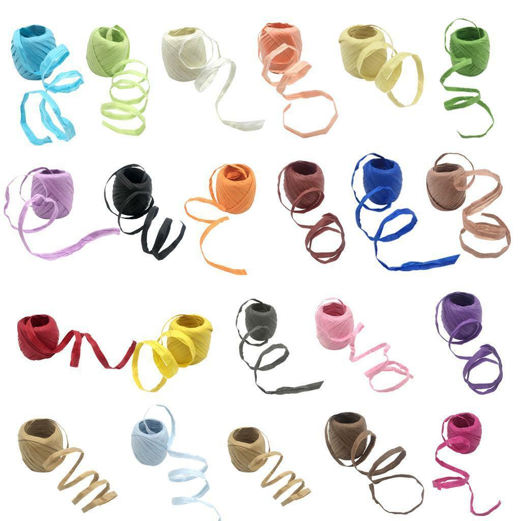 Raffia Paper Ribbon String   Decorative Embellishments
