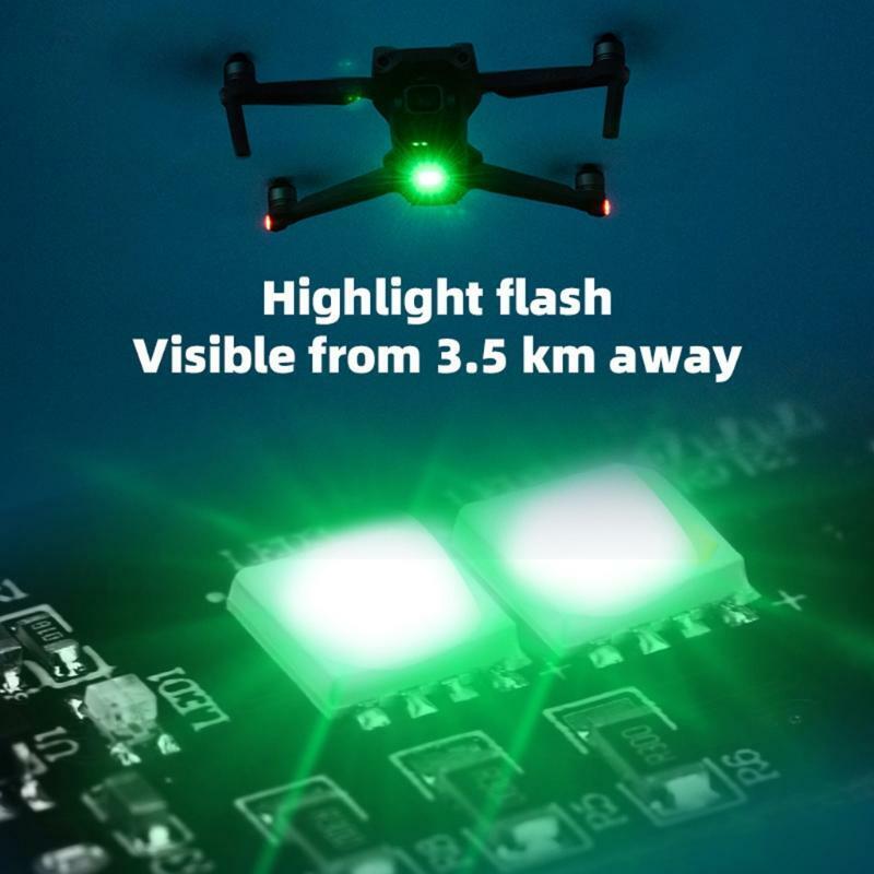 Universal Drone Light 3 Color Adjustable Lamp 3.5KM Visible for Mavic/Phantom