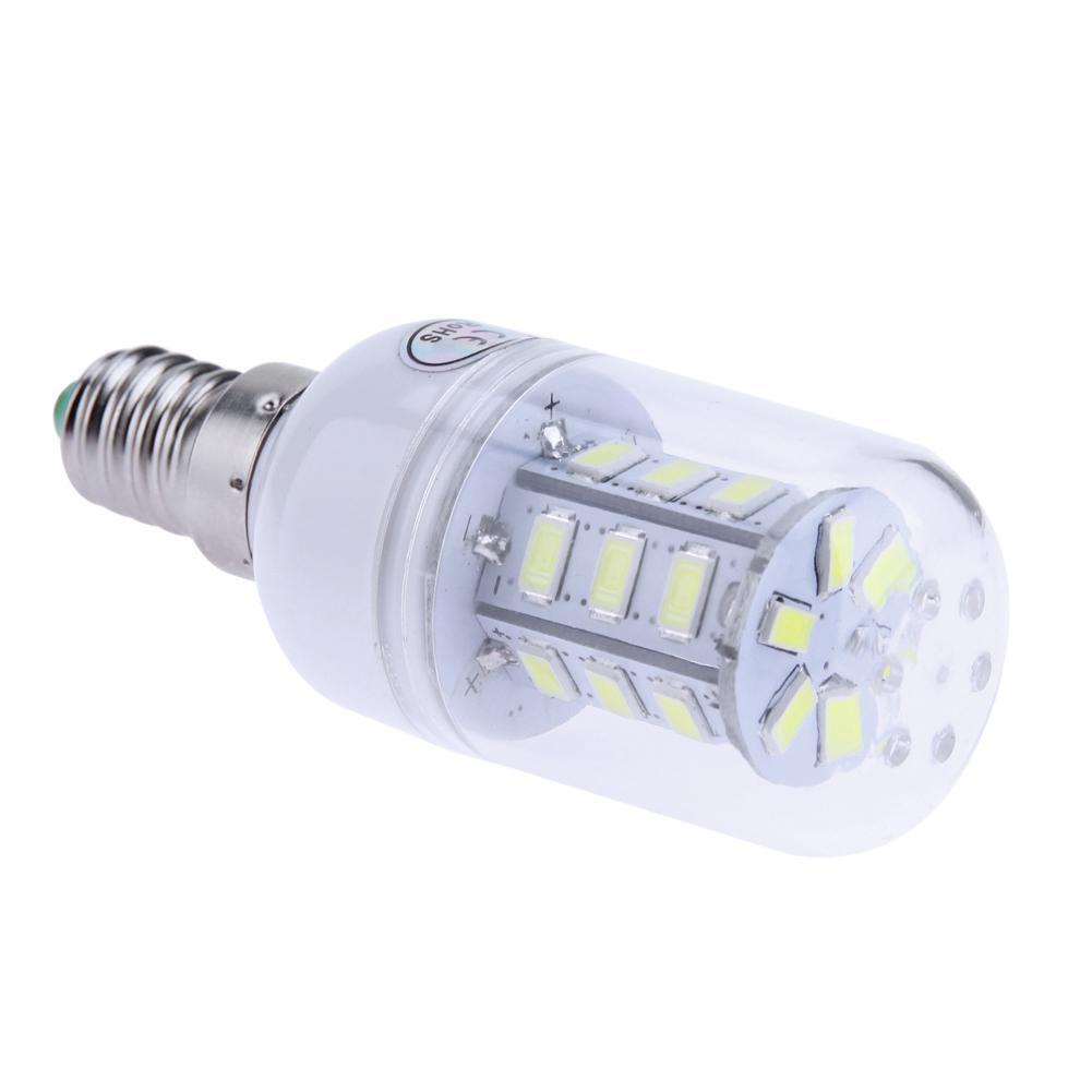 Smart IC 220V-240V E14 LED SMD 5730 LED Lamp Corn Bulb White Light(24SMD)