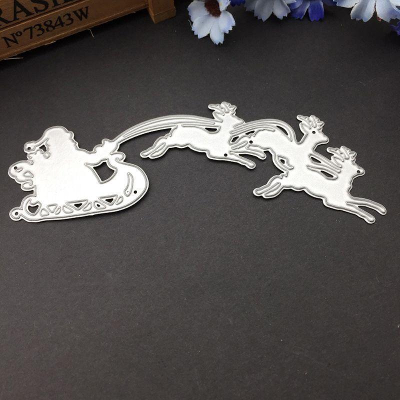 Santa Claus Deer Metal Cutting Dies Stencil DIY Scrapbooking Album Stamp Paper