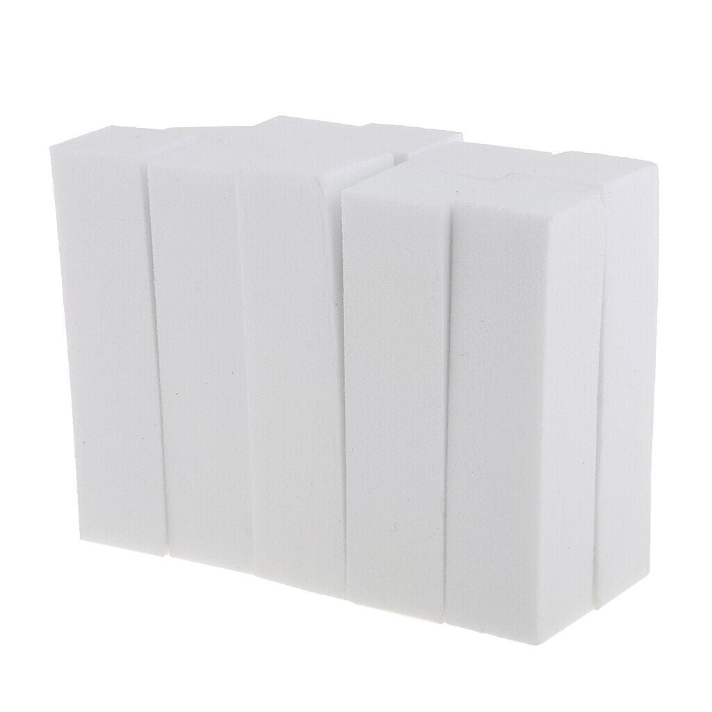 10  Polish Buffer Block Acrylic Nails  Files Tools White