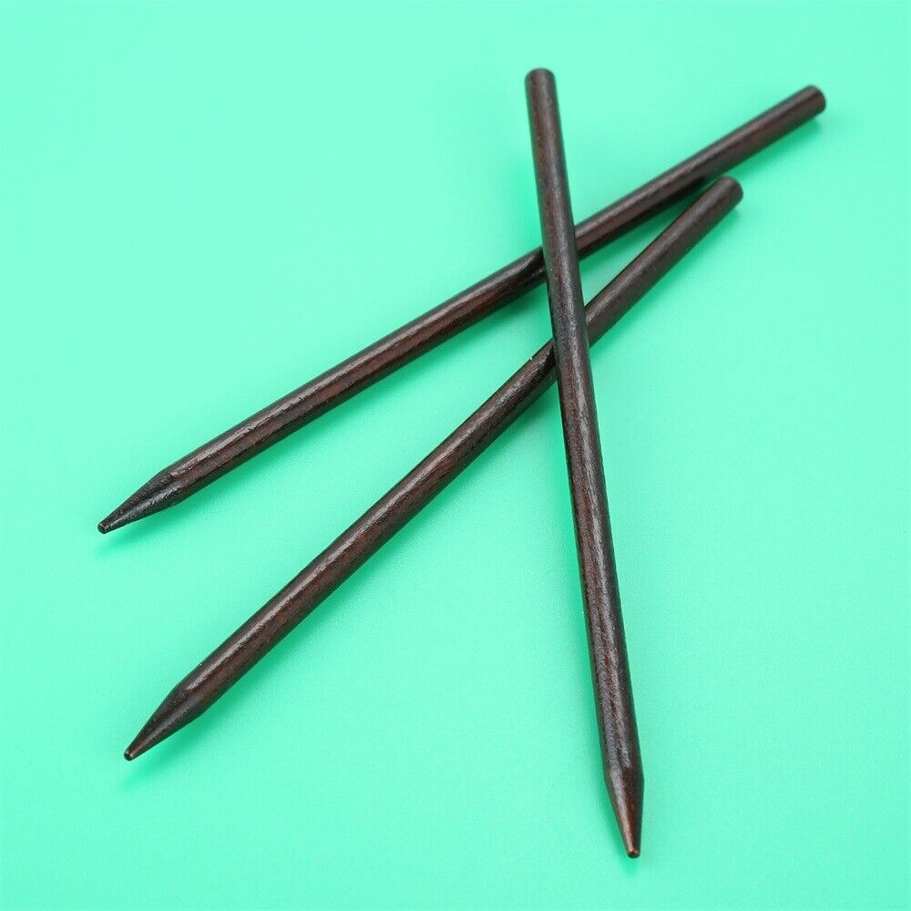 10x Brown Wooden Hair Sticks Eco-friendly Hairpin Women Ladies Hair Styling Tool
