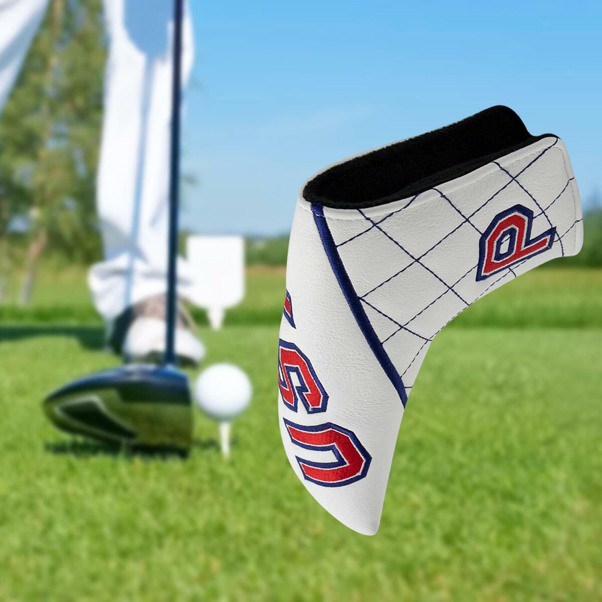 Golf Blade Putter Head  PU Leather Durable with Magnetic