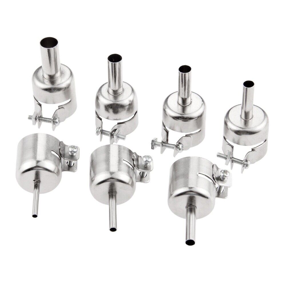 7 in 1 Soldering Heat Gun Circular Nozzles 3/4/5/6/7/8/10mm for 850 852D 898D