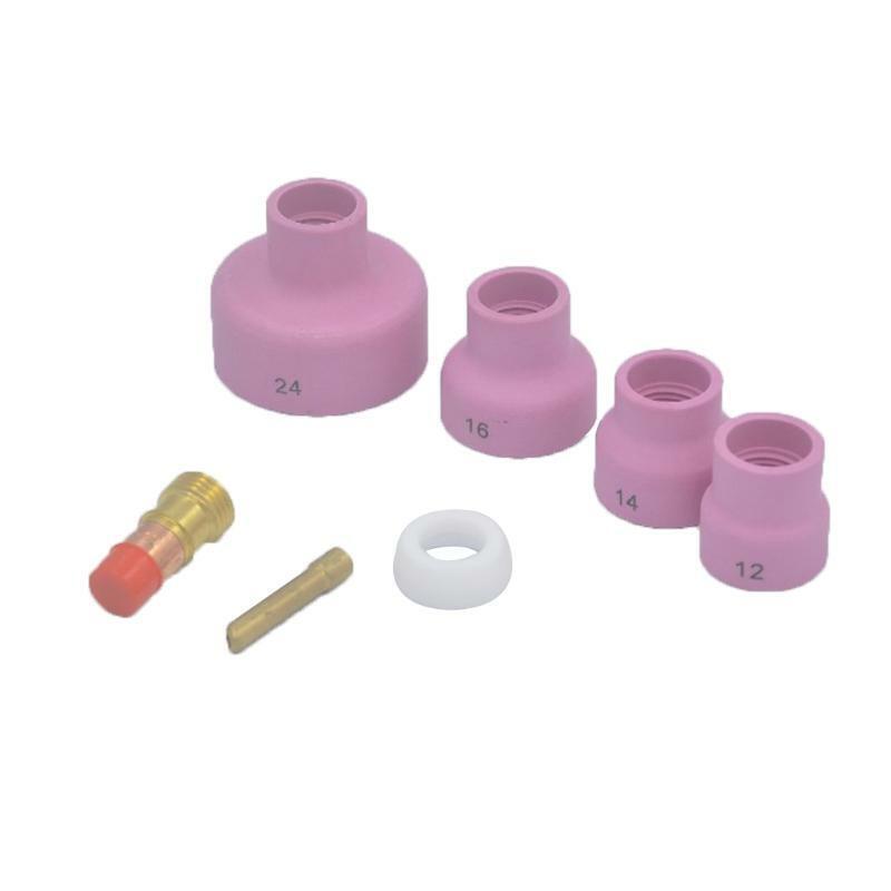 Upgraded Alumina Nozzle Ceramic Cup Torch Welding Accessories for WP17/18/26 Gun