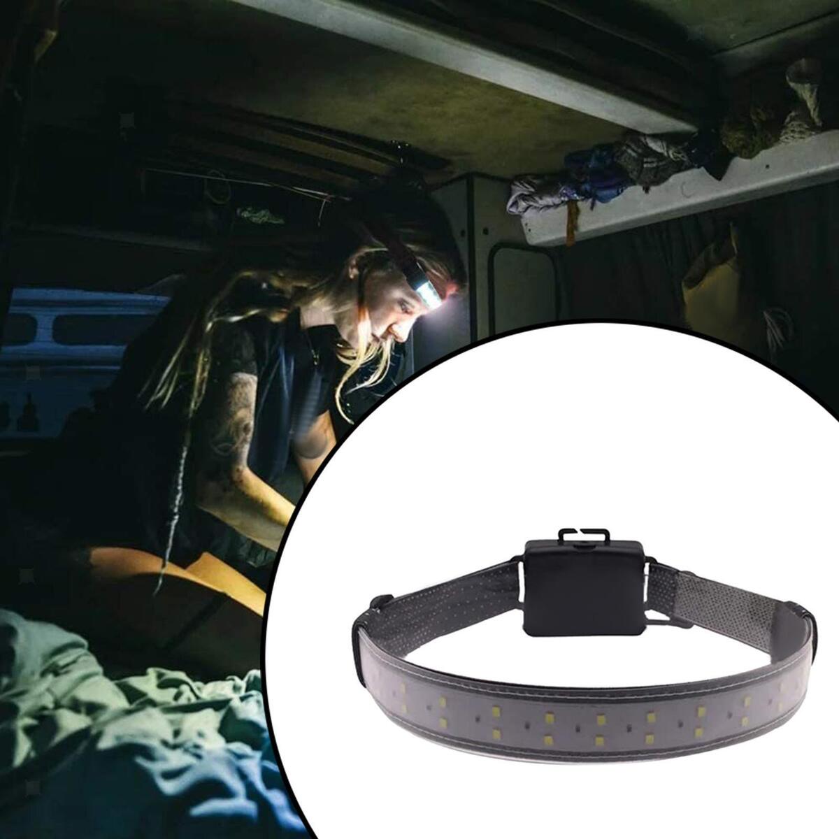 LED Headlamp Headlight Super Bright Hands Free flashlights for Outdoors