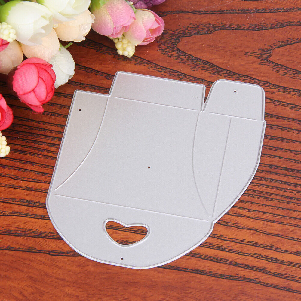Gift Box Metal Cutting Die DIY Scrapbook Embossing Folder Stencil Craft