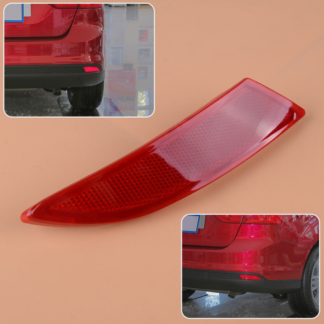 Car Rear Right Bumper Reflectors Tail Warning Light Fit for Ford Focus li