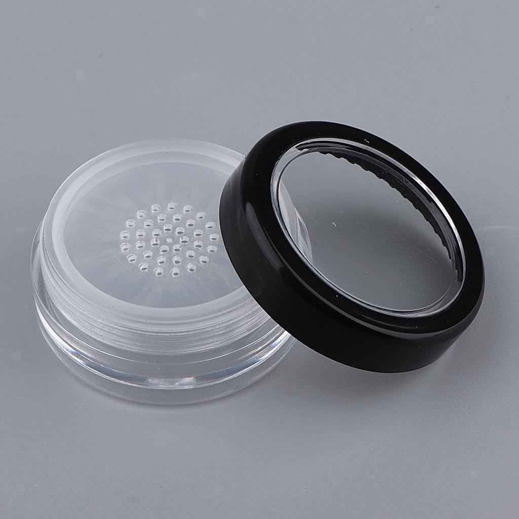 10pcs Empty Loose Powder Case Blush Storage Container Talcum Powder Jar 10g