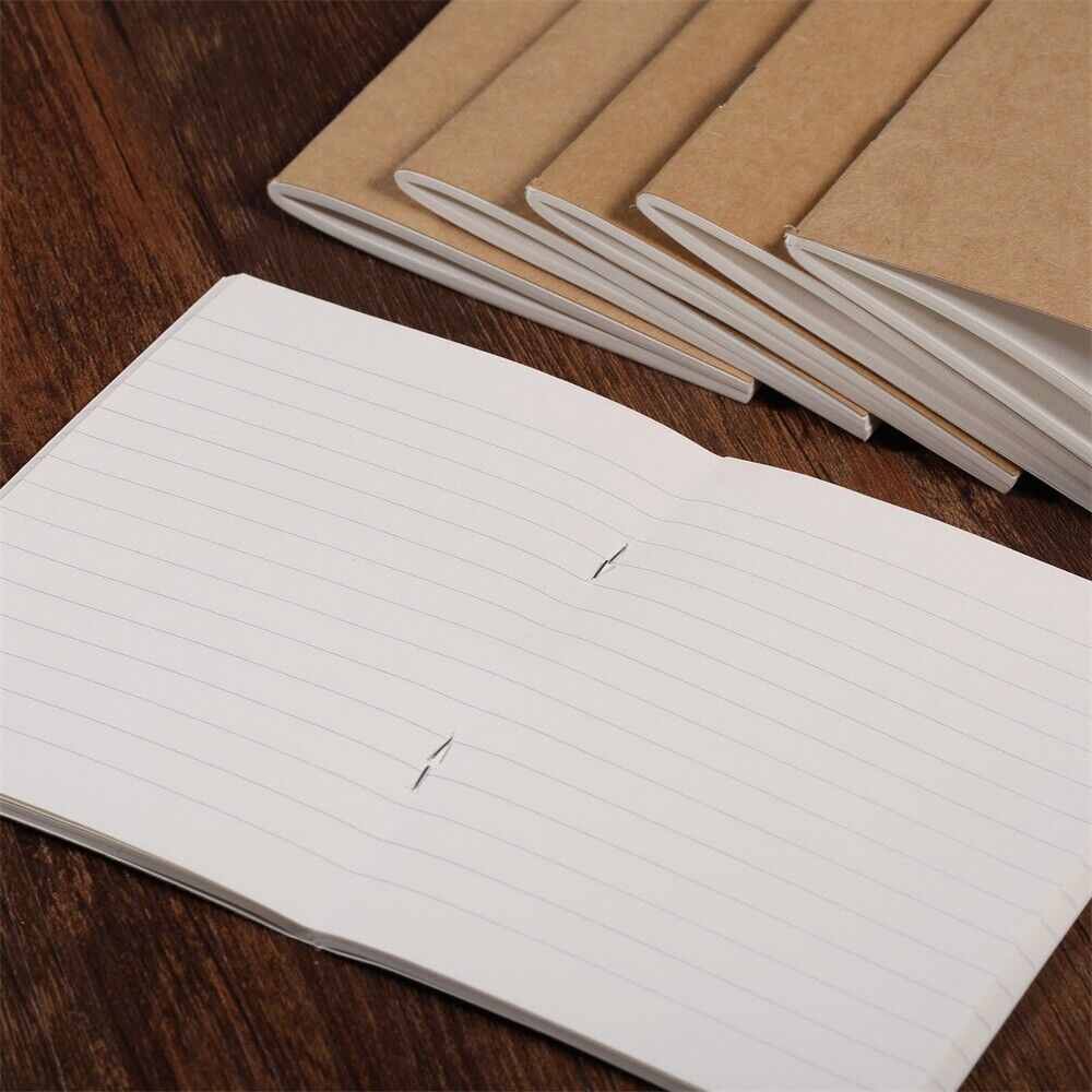 6 Sets Blank Paper Refill For Notebook Journal Diary Passport Memo Notepad Memo