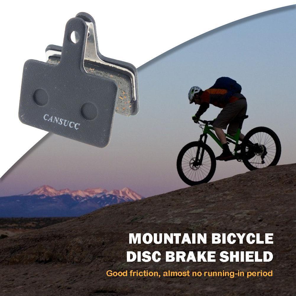 2pcs Outdoor Cycling Bike Disc Brake Pads Semimetal Cycling Friction Film