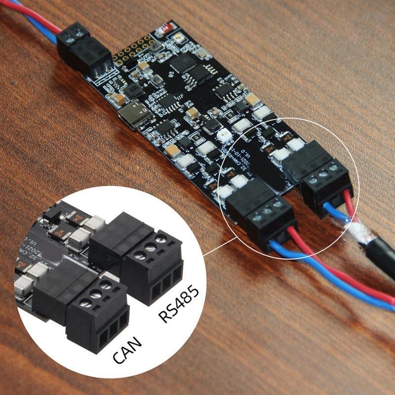 T-CAN485 ESP32 CAN RS-485 WiFi BT-com Board for T-PCIE Ethernet IOT Module w/ TF