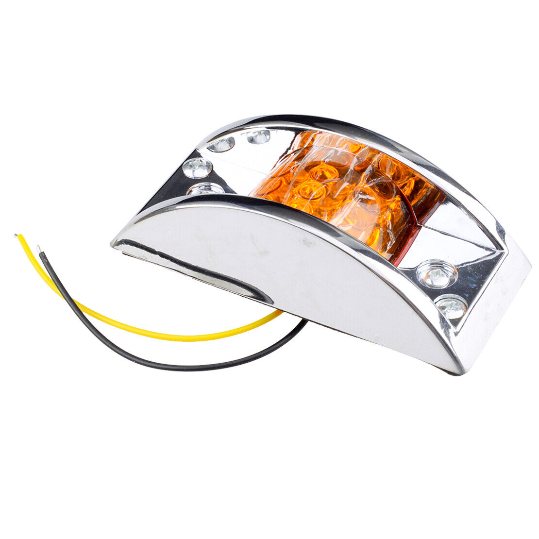 Car 2x Amber 12LED Side Marker Lights Clearance Lamp for Trailer RV Truck Lorry