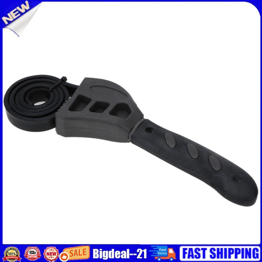 Multi Function Adjustable Belt Spanner Universal Rubber Strap Wrench Tool