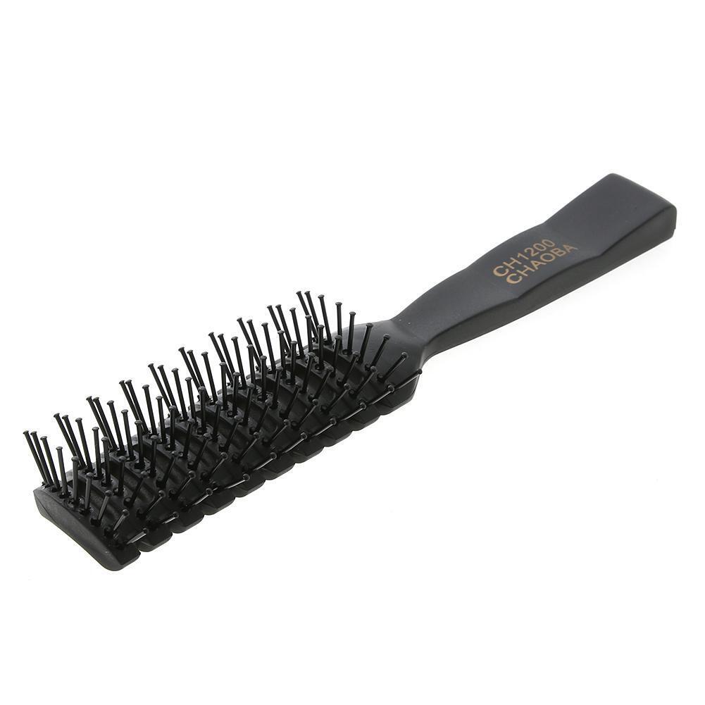 Pro Anti-Static Hair Comb Brush Ribs Hairbrush Salon Hair Care Styling Tool