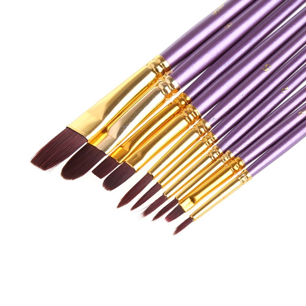 Art Supplies Artist Paintbrush Watercolor Pen Oil Painting Brush Nylon Hair